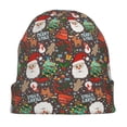 thumbnail image 7 of Rocae Merry Christmas for Beanies Hats for Men Women Warm Chunky Knit Hats Winter Adult Milk Silk Knitted Beanie, 7 of 7