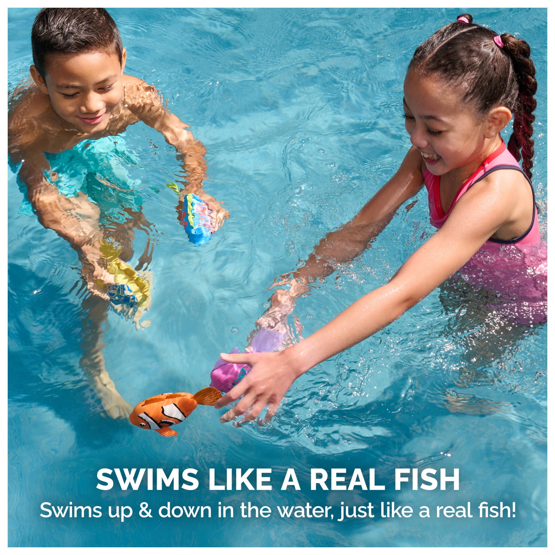 SwimWays Rainbow Reef Fish, Swim Shady (Batteries Included)