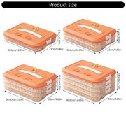 Stackable Cookie Container With Time Recorder and Handle Multiple Layer Storage Solution Kitchen Supplies