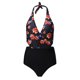 thumbnail image 5 of Gibobby Traje de baño sexy de una pieza Traje de baño de vendaje de playa Traje de baño Trajes de baño Bandeau Bikini Set Mujeres Imprimir Trajes de baño(Naranja,M), 5 of 5