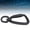 Black, variant on BOKYAN Carabiner Clip Auto Locking 360 Rotational Hook Accessory Heavy Duty Aluminum Alloy Tactical Climbing Carabiners for Dog Leash Hammocks Backpacks Hanging Outdoor, Blue (3.54 in / 9.0 cm)