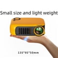 thumbnail image 1 of Mini proyector LED portátil para exteriores, miniproyector móvil de alta definición 1080P, proyector para niños, 1 of 3