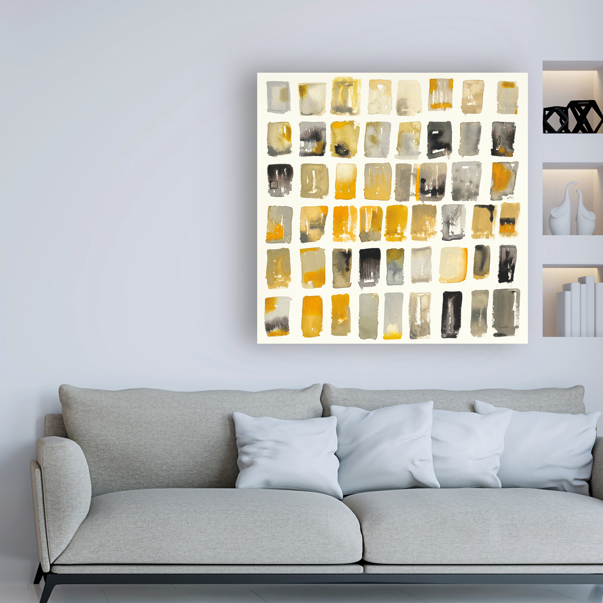Trademark Fine Art 'City Windows I' Canvas Art by Shirley Novak