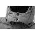 thumbnail image 7 of GGleaf Men's Winter Coat Hooded Puffer Jacket Quilted Thicken Down Alternative Coat Grey Heather, Large, 7 of 7