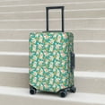 thumbnail image 6 of Susaid SHIBA WITH FLORAL Print Elastic Washable Suitcase Cover with Hidden Zipper, Fits 18-32 Inch Luggage for Protection During Travel-Large, 6 of 7