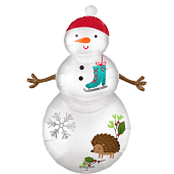 LRG SHP STN WOODLAND SNOWMAN