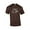 Brown, variant on Drumming Short Sleeve T-shirt Drum Set Design Drummer Tee-Black-Small