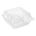 thumbnail image 2 of Clear Takeout Boxes with Stackable Clamshell Design for Visible Food Packing for Picnics, Bakery Packing, and Takeaway Meals., 2 of 4