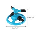 thumbnail image 3 of Lawn Sprinkler RXIRUCGD Automatic Garden Water Sprinklers Lawn Irrigation System Large Area Coverage Rotation 360 Degree, 3 of 5