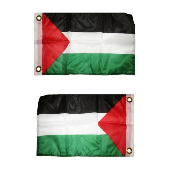 12x18 12"x18" Country of Palestine Boat Motorcycle Flag Grommets 100D