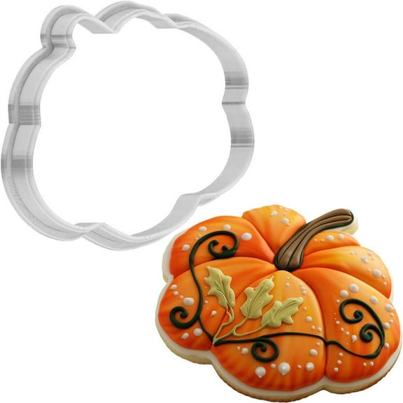 Thanksgiving Fall Pumpkin Cookie Cutter 4 Inch Made in USA by WONDERTORY