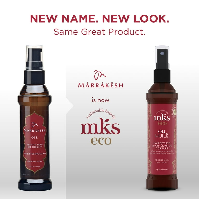 Marrakesh, Hair Styling Elixir, 2 fl oz, with Argan & Hemp Seed