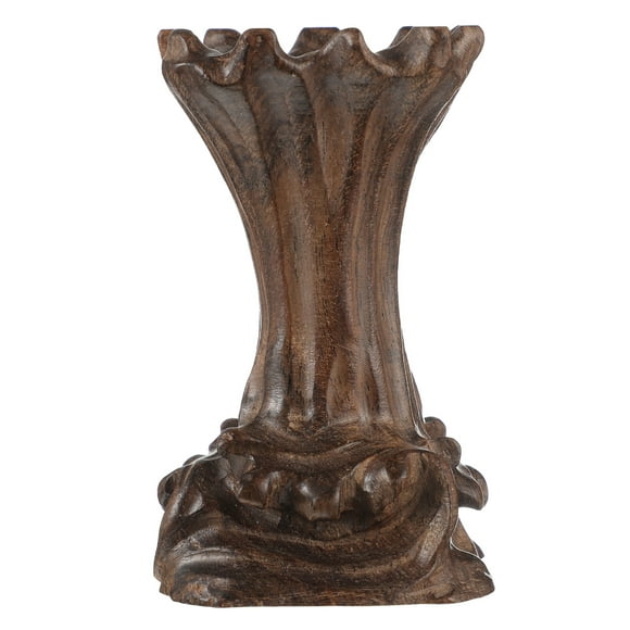 Lot de 1 Support en Bois Brun Foncé pour Boules de Cristal Forme Ronde Style Simple Usage Intérieur
