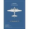 thumbnail image 2 of Rogan, Mark 12x14 Black Ornate Wood Framed with Double Matting Museum Art Print Titled - BP B17 FlyingFortress, 2 of 4