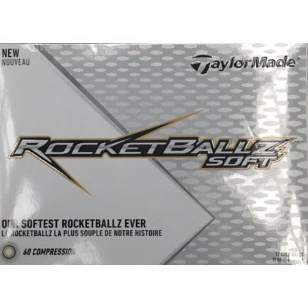 TaylorMade RocketBallz Soft Golf Balls, 12 Pack (Taylormade Rocketballz 3 Wood Best Price)