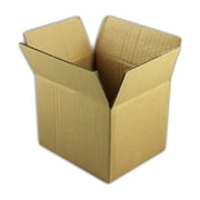 Angle View: EcoSwift Brand Premium 6x5x5 Cardboard Boxes Mailing Packing Shipping Box Corrugated Carton 23 ECT, 6"x5"x5", Brown, 40-Pack