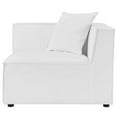 thumbnail image 5 of Modway Saybrook Outdoor Patio Upholstered Sectional Sofa Corner Chair in White, 5 of 7