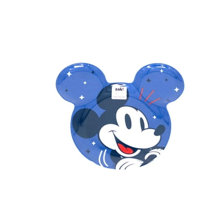 Mickey Melamine Ear Shaped Plate - Blue