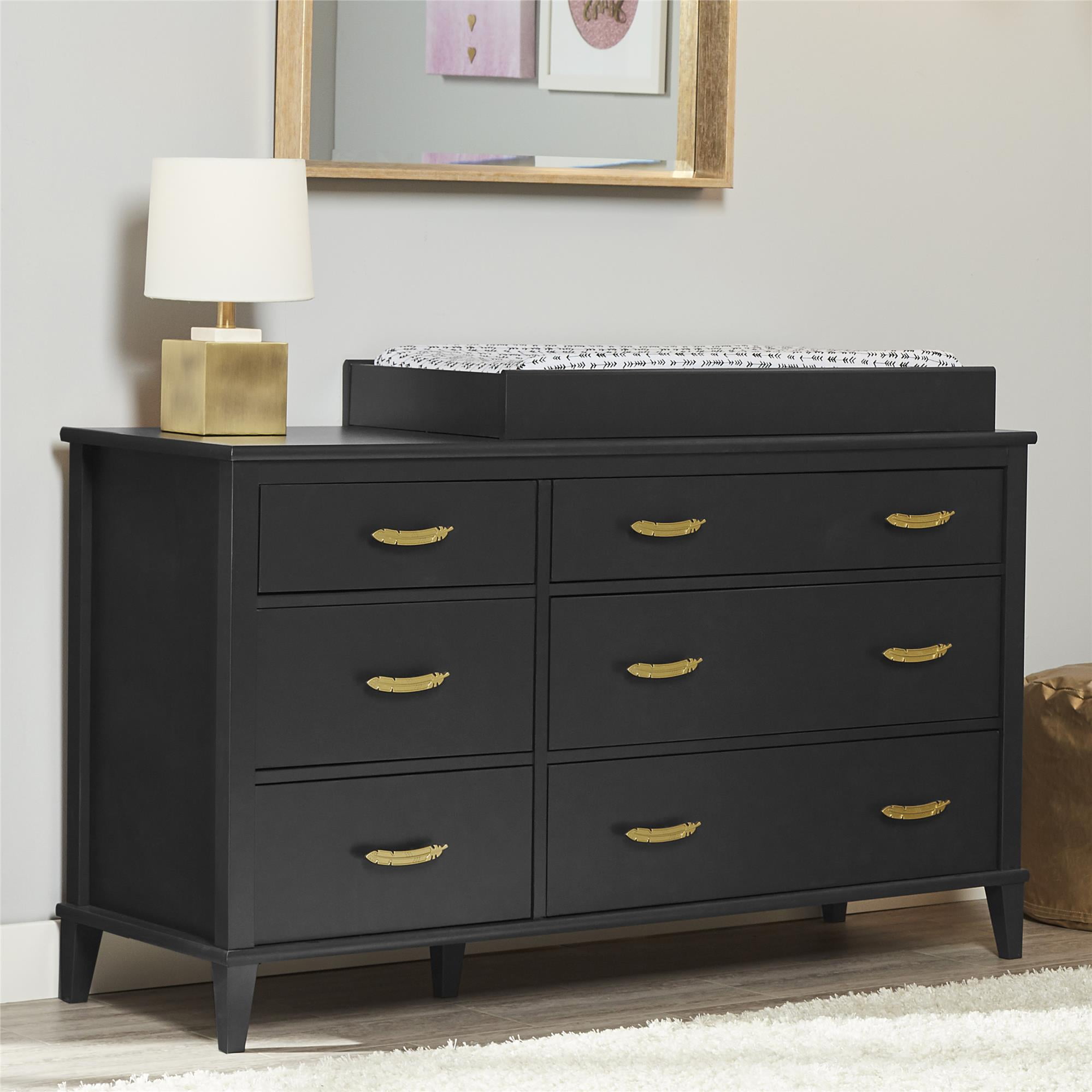 gold changing table