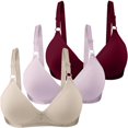 thumbnail image 6 of iHPH7 Bras for Older Women, Push Up Bra, Cotton Bras for Women, Wireless Bras for Women, Comfortable Bras for Women, Green M, 6 of 6