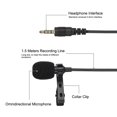 thumbnail image 2 of Microphone à Clipser Col Rabattu Lavalier Filaire Micro Entretien Discours Microphone Portable, 2 of 9