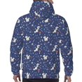 thumbnail image 7 of Fotbe Men's Hoodie with Squirrel Flower Pattern - Kangaroo Pocket Pullover Hooded Sweatshirt, Perfect for Daily Wear, Travel, and Home-XX-Large, 7 of 7
