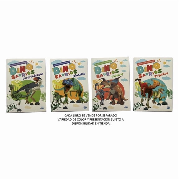 Libro Informativo Explorando El mundo De Los Dinosaurios Prichos 32 Páginas Varios Modelos 1 Pieza