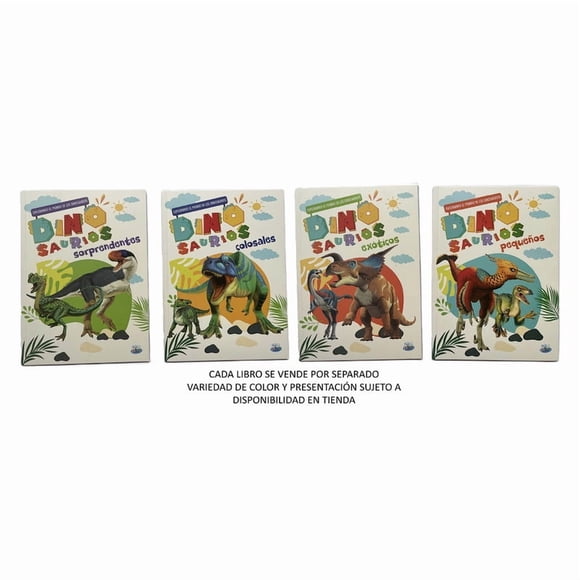Libro Informativo Explorando El mundo De Los Dinosaurios Prichos 32 Páginas Varios Modelos 1 Pieza