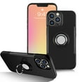 thumbnail image 1 of Mignova for iPhone 13 Pro 6.1 Inch Case, Anti-Scratch Shockproof Case 360 Degree Rotation Finger Ring Holder Kickstand [Work with Magnetic Car Mount] for iPhone 13 Pro 6.1 Inch(Black), 1 of 6