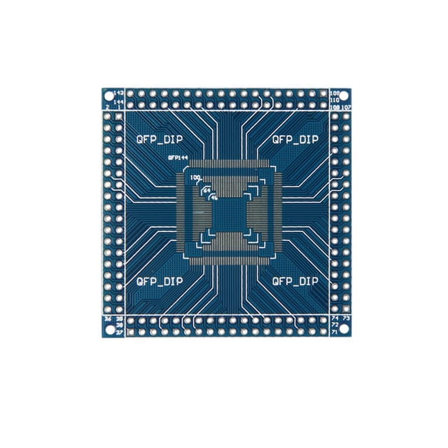 QFP / TQFP / LQFP 32-144 Pin Switch Over DIP Adaptador De Pinboard De dos cara Convertidor Zulema none