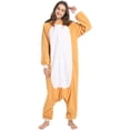 thumbnail image 3 of Disfraz navideño Pajama DarkCom Bulldog para adulto, forro polar, 3 of 7