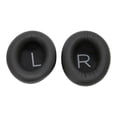 thumbnail image 1 of Headphone Earpads, Noise Insulation Headset Ear Cushions Protein Leather  For QC45 For Game Earphone Black, 1 of 8