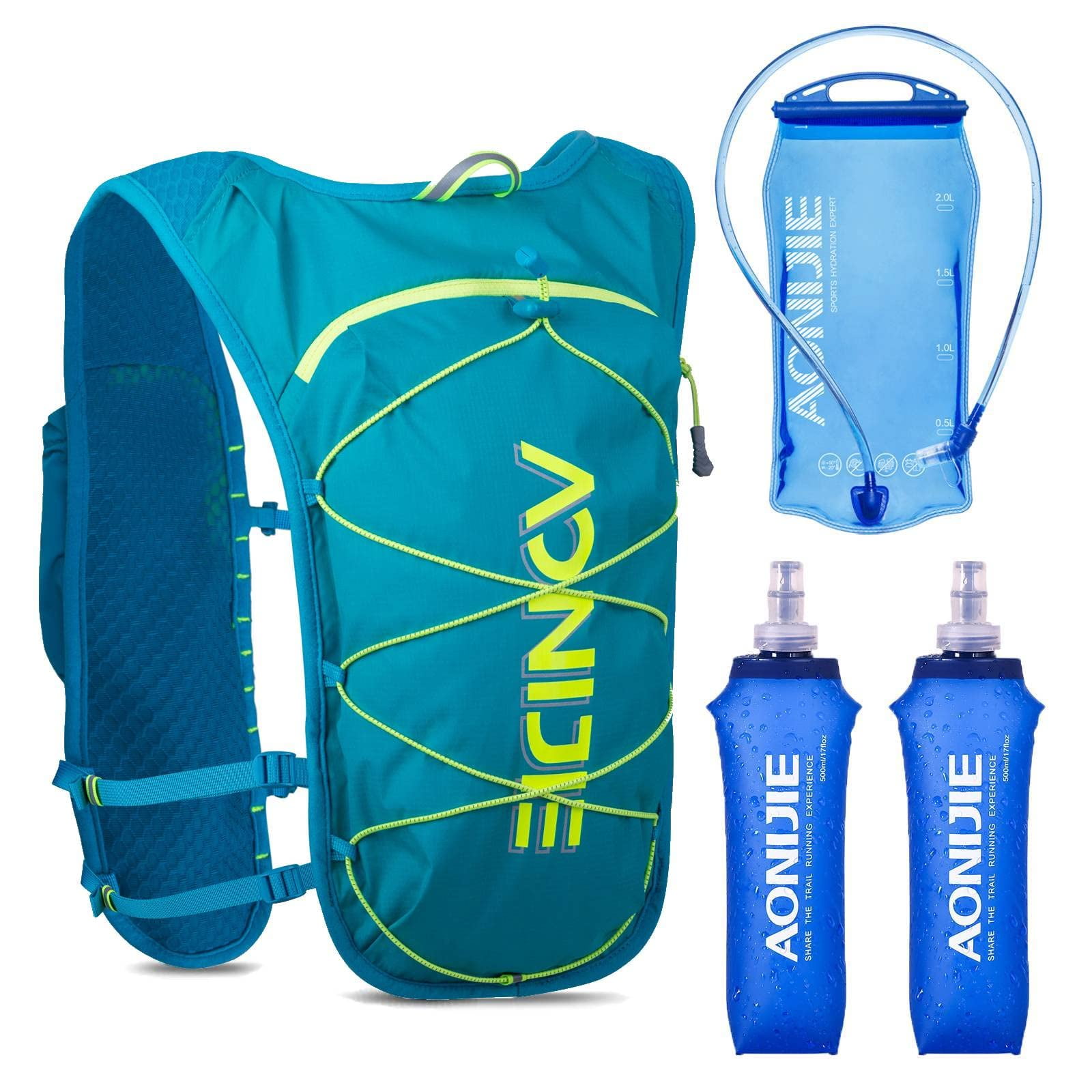AONIJIE 5L Lightweight Hydration Pack Running Vest with 2*250ml Soft