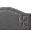 thumbnail image 3 of Baxton Studio Aubrey Modern and Contemporary Dark Grey Fabric Upholstered Twin Size Headboard,Wholesale Interiors, 3 of 5