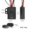 thumbnail image 4 of -Theft Device,Function With Waterproof One-button Alarm Waterproof 2 Remote -theft Remote Compatible Vehicle Function Compatible With -theft Vibration Max Series With Max Vibration Alarm, 4 of 6