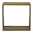 thumbnail image 2 of Uttermost Derwent Modern Aluminum Side Table in Antique Brass, 2 of 5