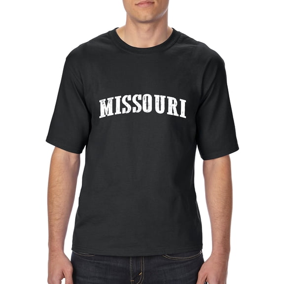Artix - Big Men's T-Shirt, up to Tall Size 3XLT - Missouri