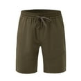 thumbnail image 5 of Mgmyaa Men's Casual Shorts Elastic Waist Drawstring Lightweight Outdoor Summer Beach Shorts Hiking Shorts with Pockets, 5 of 8
