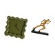 thumbnail image 5 of Reloj de pared cuadrado silencioso sin , estatua de resina, escultura de arte abstracto, figura para el hogar, la oficina, la sala de estar y el, 5 of 8