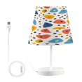 thumbnail image 2 of Colorful Spots Desk Lamp LED Table Nightstand Lamps with 3 Color Temperatures for Home Bedroom Living Room Decor 8x12, 2 of 8