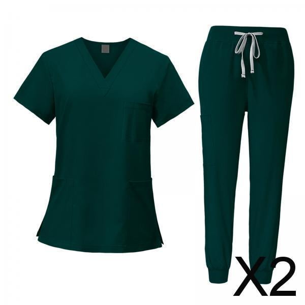 Uniforme de enfermera,Conjunto de uniforme de enfermera,pantalón largo,parte e inferior del uniforme,Traje de trabajo de enfermera para mujer,ropa de trabajo para spa y peluquería de