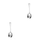 thumbnail image 1 of Cuchara comunitaria portátil Matsuzay Acero inoxidable 2Conjunto Cabeza redonda, 1 of 6