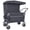 Black, variant on GDF Studio Push-Pull Folding Beach Wagon with Canopy, Balloon Tires, Large Capacity for Transport, Groceries, Black