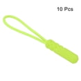 thumbnail image 3 of Cierre Tiradores Extensión Mango Cordón, 10 Paquete Dedo Uso Plástico Cilíndrico Cabeza Pestaña Etiqueta Extensor para Equipaje Mochilas, Fluorescente Verde, 3 of 5