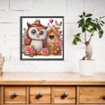thumbnail image 2 of Kit Con Forma Especial Parcial 5D DIY Casa Búho Rosa 30x30cm, 2 of 9