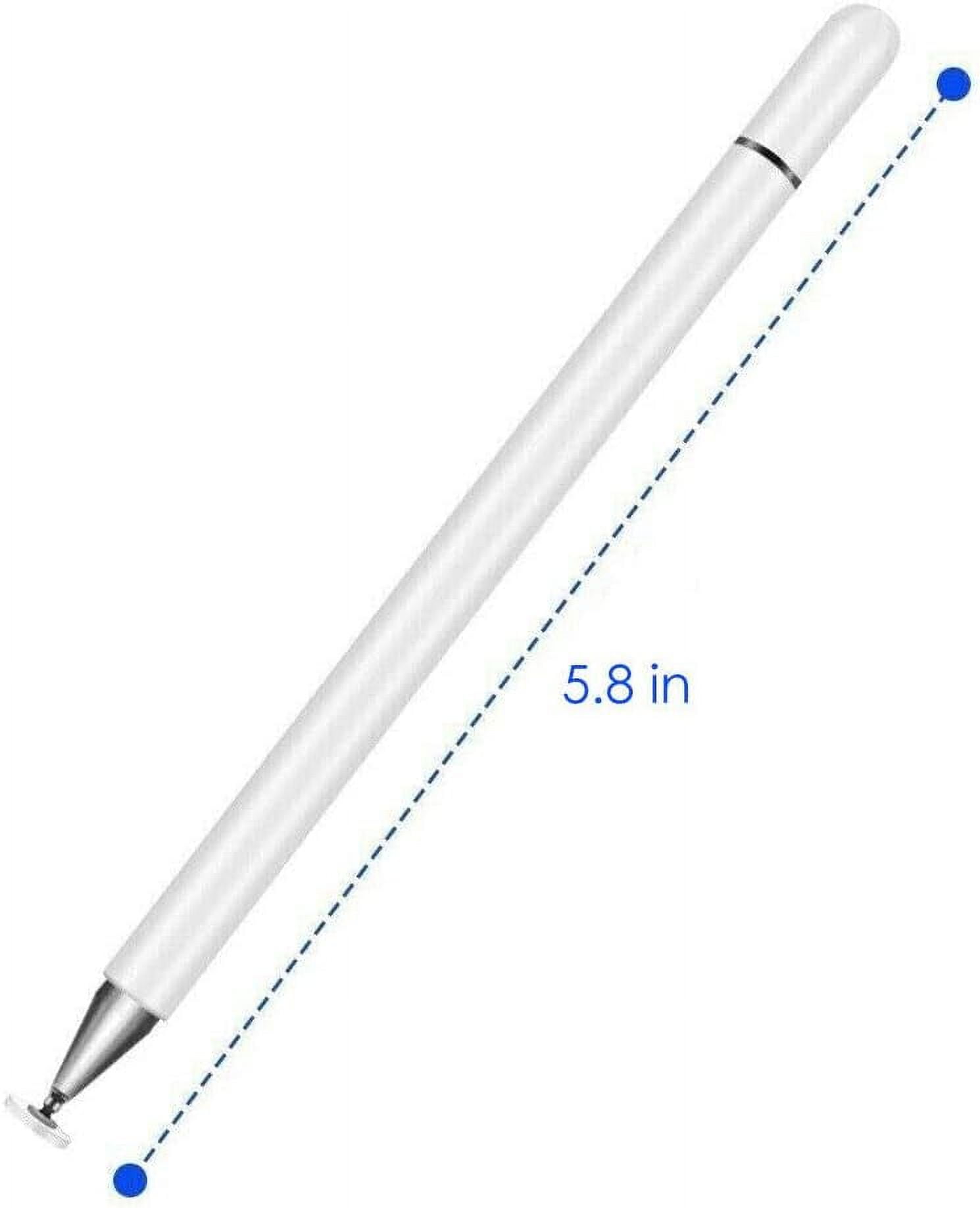 Kapazitiver Stylus Pen 4-in-1 – Mit Scheiben-, Gummi- & Faserspitze, Kompatibel Mit IPad, IPhone, Tablet & Mehr