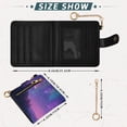 thumbnail image 3 of Small Wallet For Women Bifold Leather Pocket Coin Credit Card Holder With RFID Blocking Dreamy Night, 3 of 6