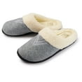 thumbnail image 1 of Womens Clog Slippers Fleece Lined House Shoe Grey 8.5/9, 1 of 8