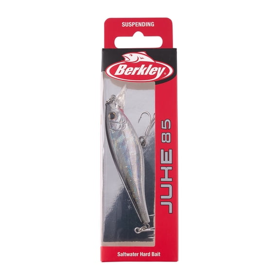 Berkley Juke Saltwater, 3.3 in, Crankbaits, Black Silver (1 Count)