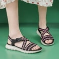 thumbnail image 1 of MKLEKYY Sandalias de Plataforma para Mujer, Nuevas Sandalias de Verano para Mujer, Ligeras, deportivas, Cómodas, Con Banda de Goma, Sandalias de Talla Grande, 1 of 4